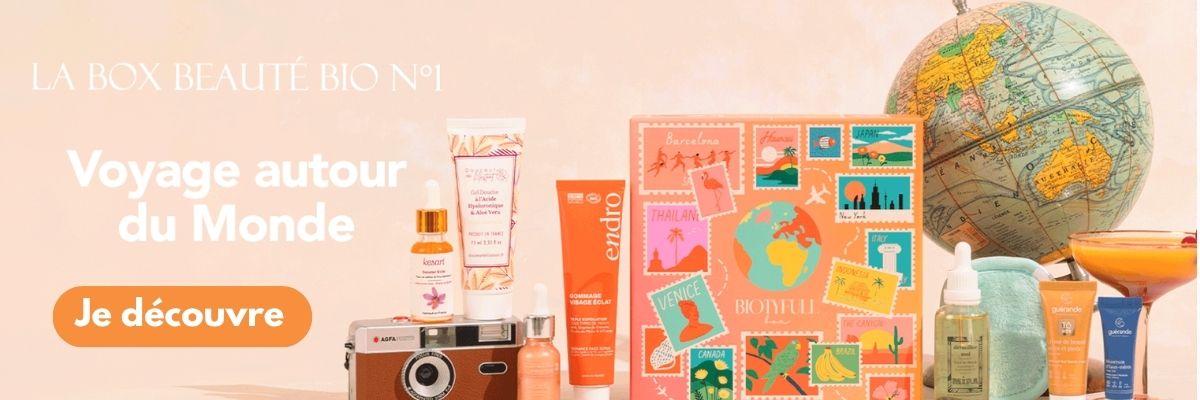 Biotyfull Box octobre 2026 Voyage autour du Monde : 8 produits de beauté bio