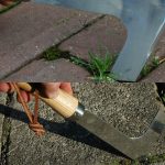 Desherbeur écologique et manuel pour bordure et terrasse spécialement conçu pour atteindre les mauvaises herbes