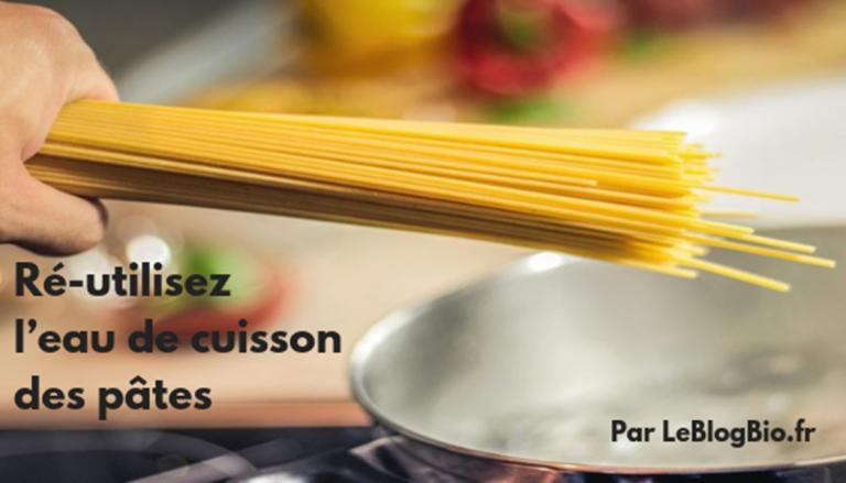 Ré-utilisez l’eau de cuisson des pâtes. LeBlogBio.fr #zerodechet #antigaspi