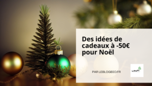 Sélection de cadeaux de Noël écologiques et responsables à moins de 50 euros