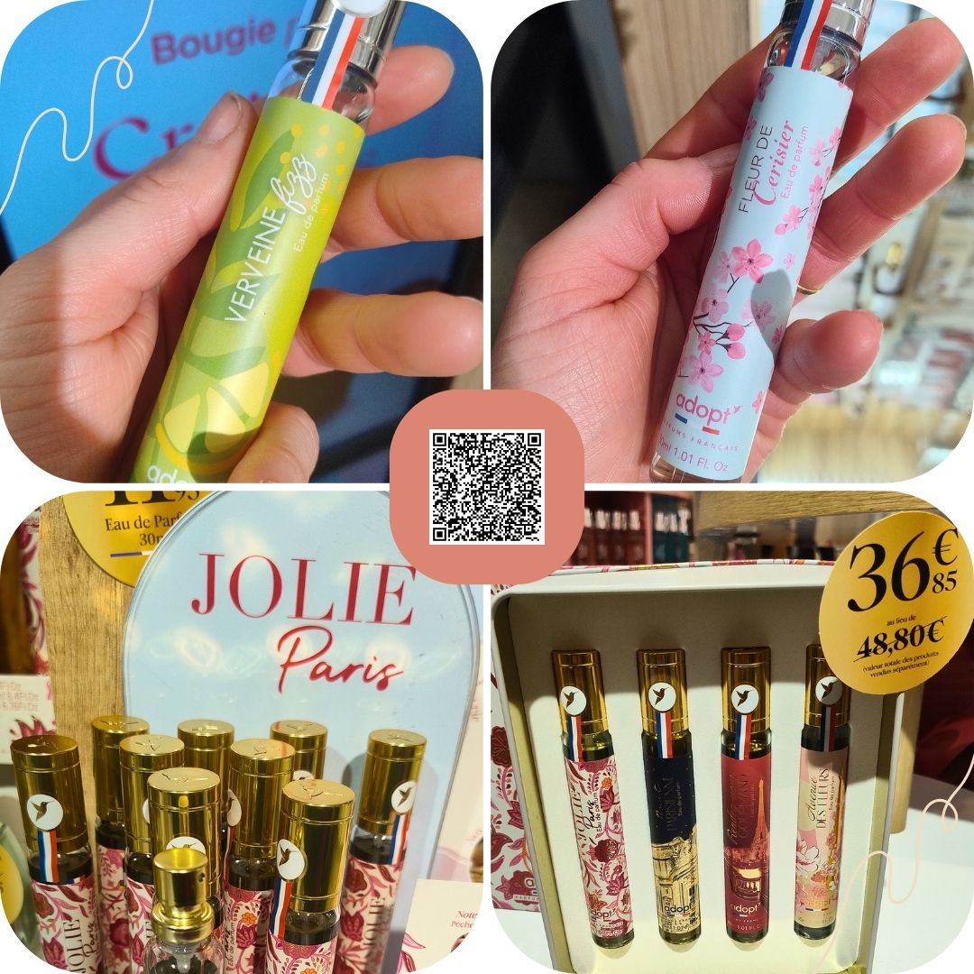 Eau de parfum Adopt, flacon 30 ou 100 ml, fabriqué en France