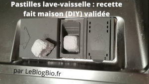 Recette DIY et fait maison de pastille lave-vaisselle écologique et presque zéro déchet