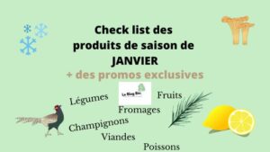 Les produits de saison de janvier