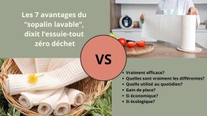 Les 7 avantages du sopalin lavable face à l'essuie-tout jetable