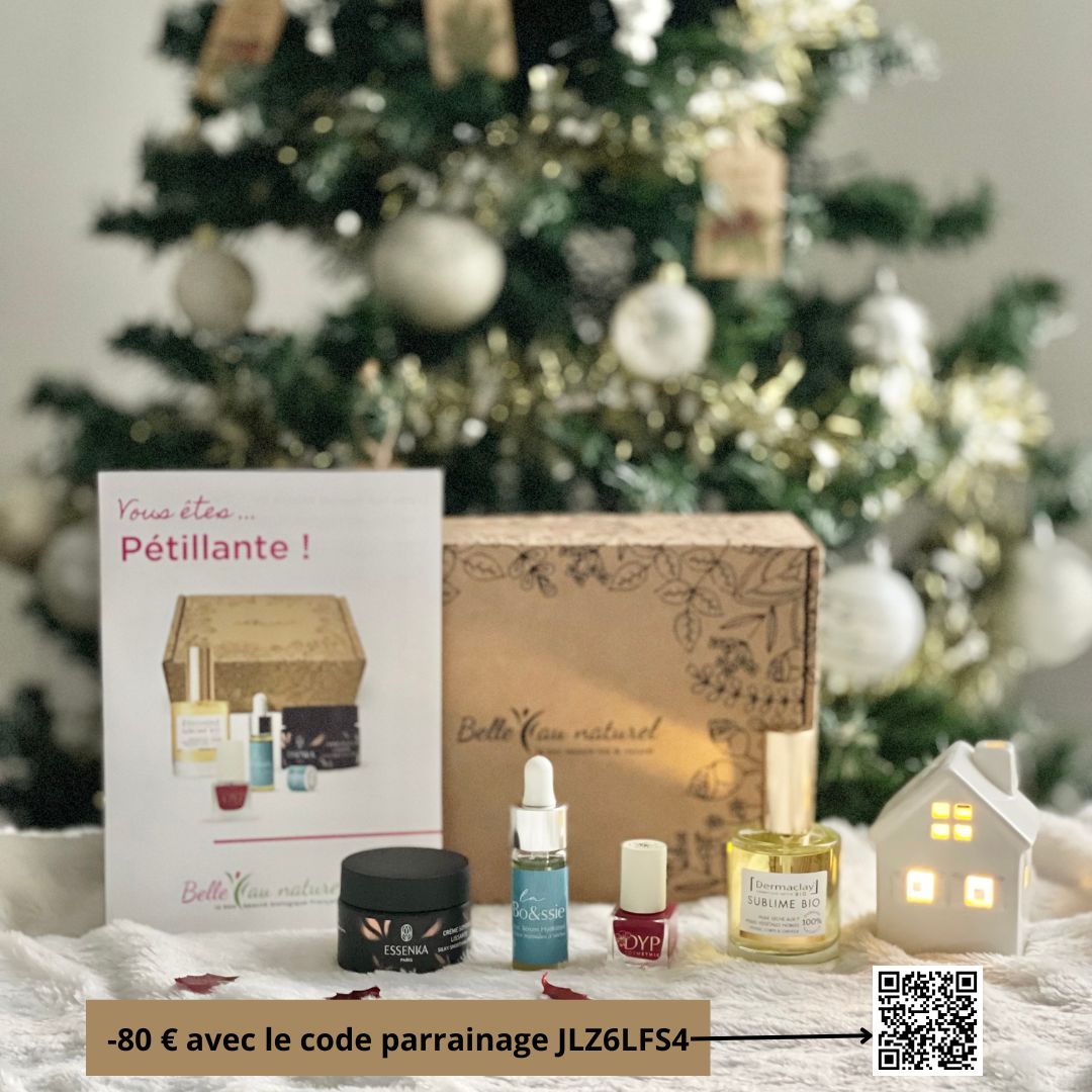 Box cosmétique beauté Féerie de Noël de Belle au Naturel – idée cadeau Noël bio et made in France