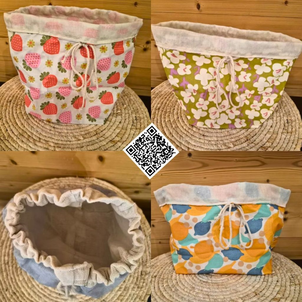 sac à salade coton biologique Decidela Haute-Savoie zéro déchet

