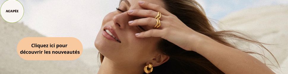 Bijoux Agapée en or recyclé inspirés de la Grèce Antique, fabriqués à Paris