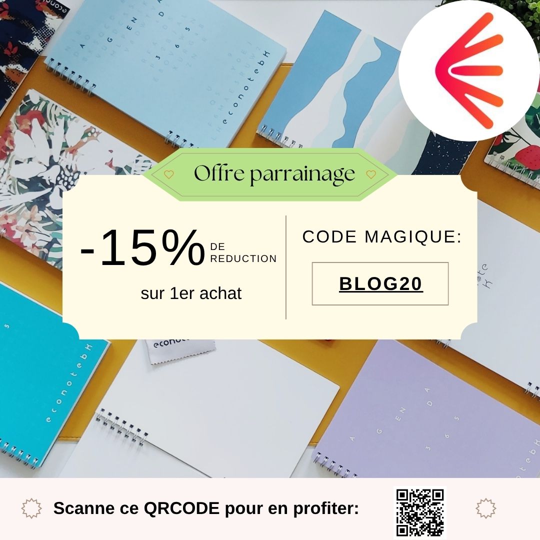 Cahier réutilisable personnalisable Econotes
