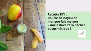 Recette DIY : Beurre de noyau de mangue fait maison – une astuce zéro déchet et cosmétique !