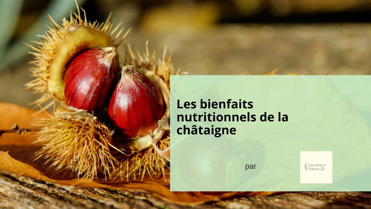 Les bienfaits nutritionnels et bien-être de la châtaigne - Parenthese Maison