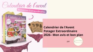 Calendrier de l'Avent Potager Extraordinaire 2026 avec sachets de graines bio