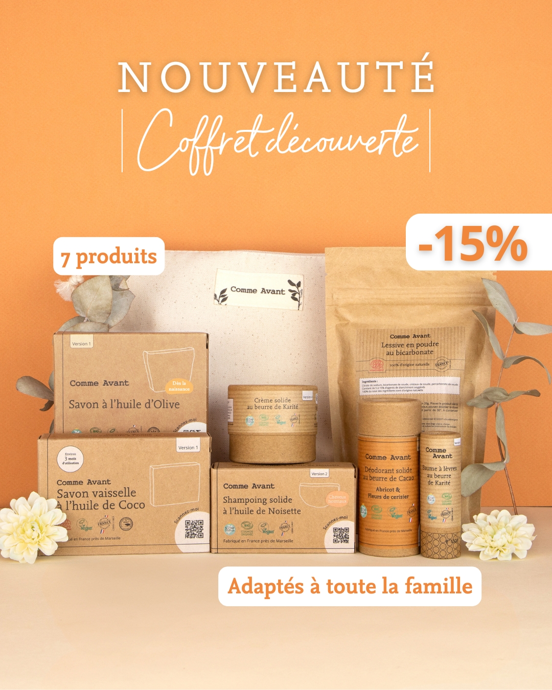 Coffrets zéro déchet Comme Avant