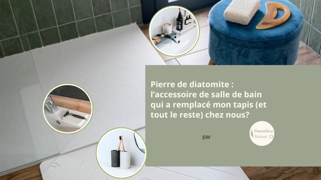 Ma salle de bain équipée en pierre de diatomite