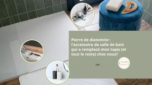 Ma salle de bain équipée en pierre de diatomite