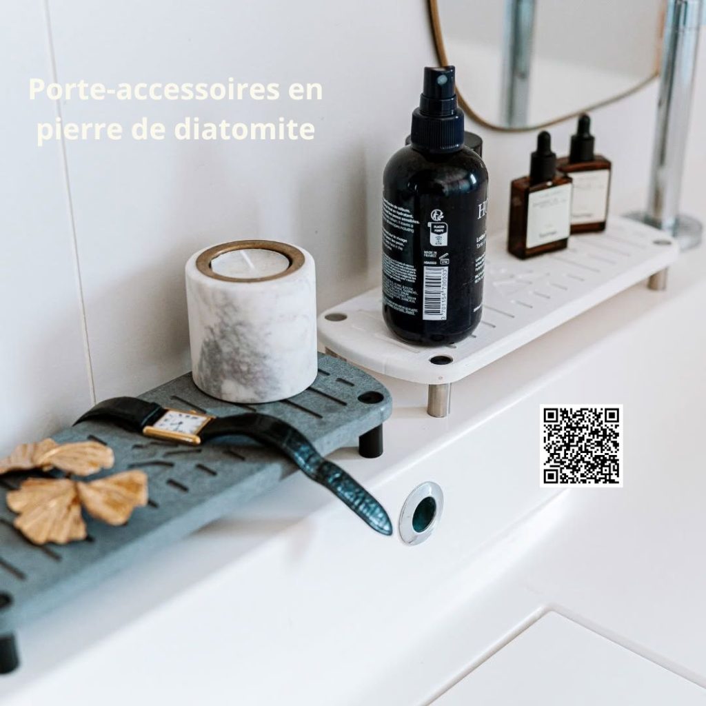 Le porte-accessoires Kooroo, parfait pour les savons, brosses ou flacons