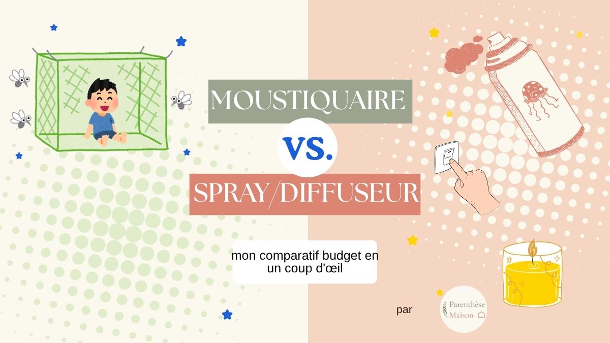 Tableau comparatif budget moustiquaire spray et diffuseur électrique anti-moustique