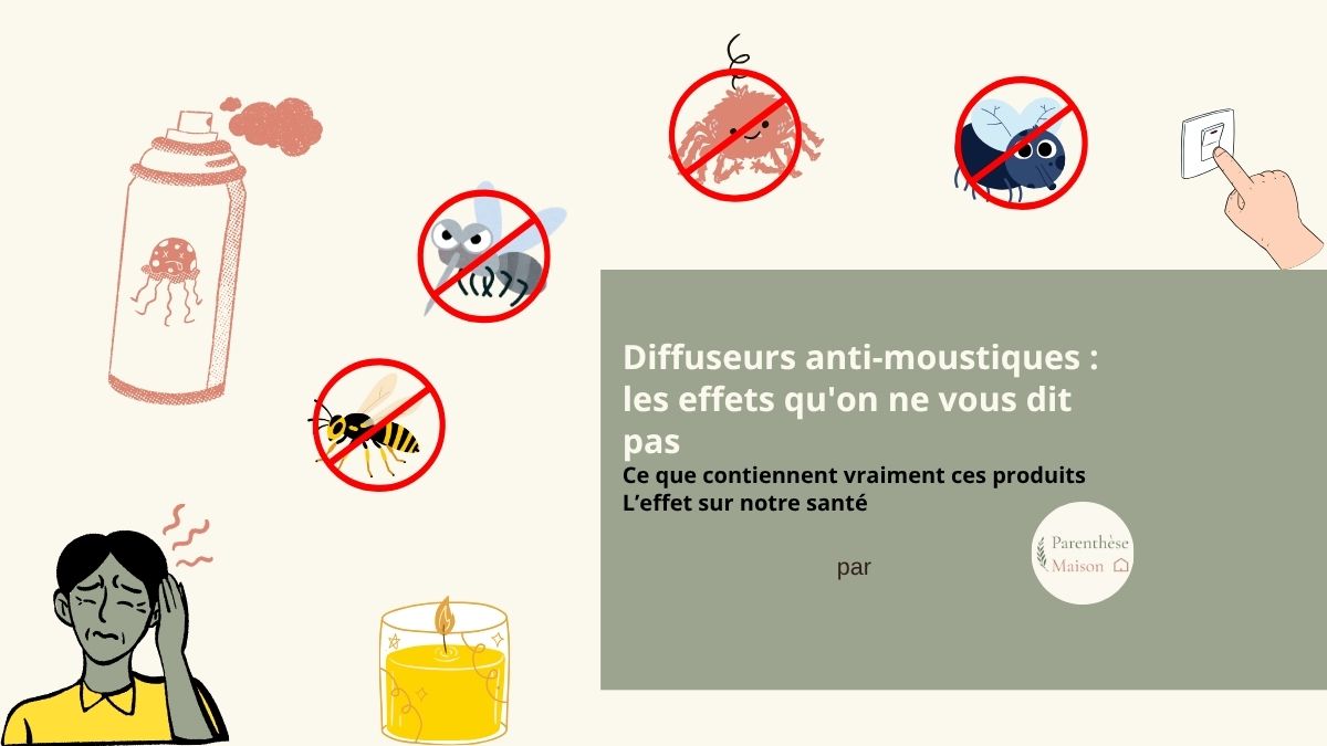 Diffuseur électrique anti-moustique et effets secondaires sur la santé, alternative naturelle