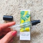Eau de parfum Green Crush format voyage de L'Atelier Parfum, notes fraîches et pétillantes