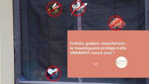 Moustiquaire aimantée efficace contre les guêpes frelons asiatiques moucherons et araignées