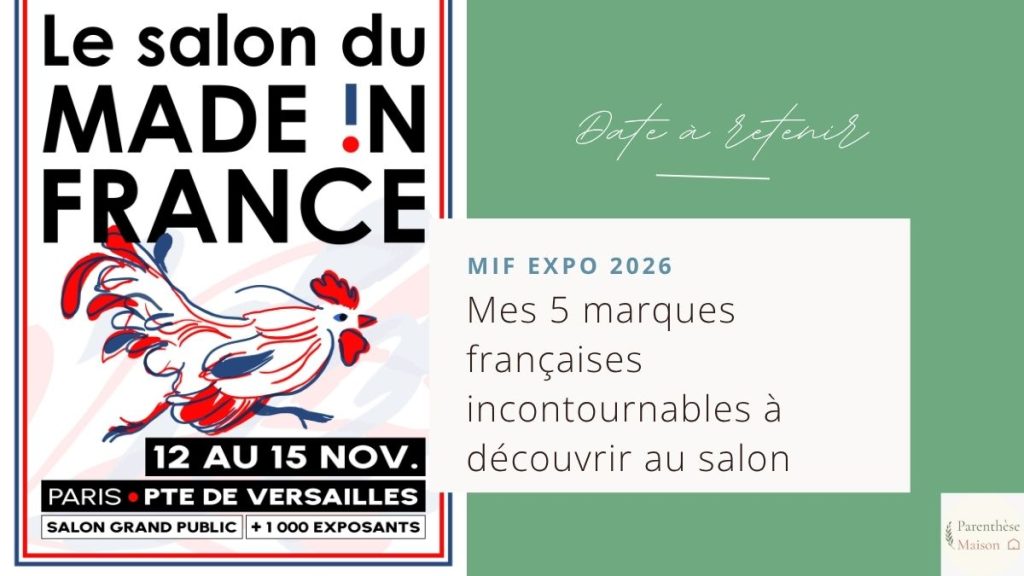 Salon MIF Expo 2026 Made in France Porte de Versailles Paris