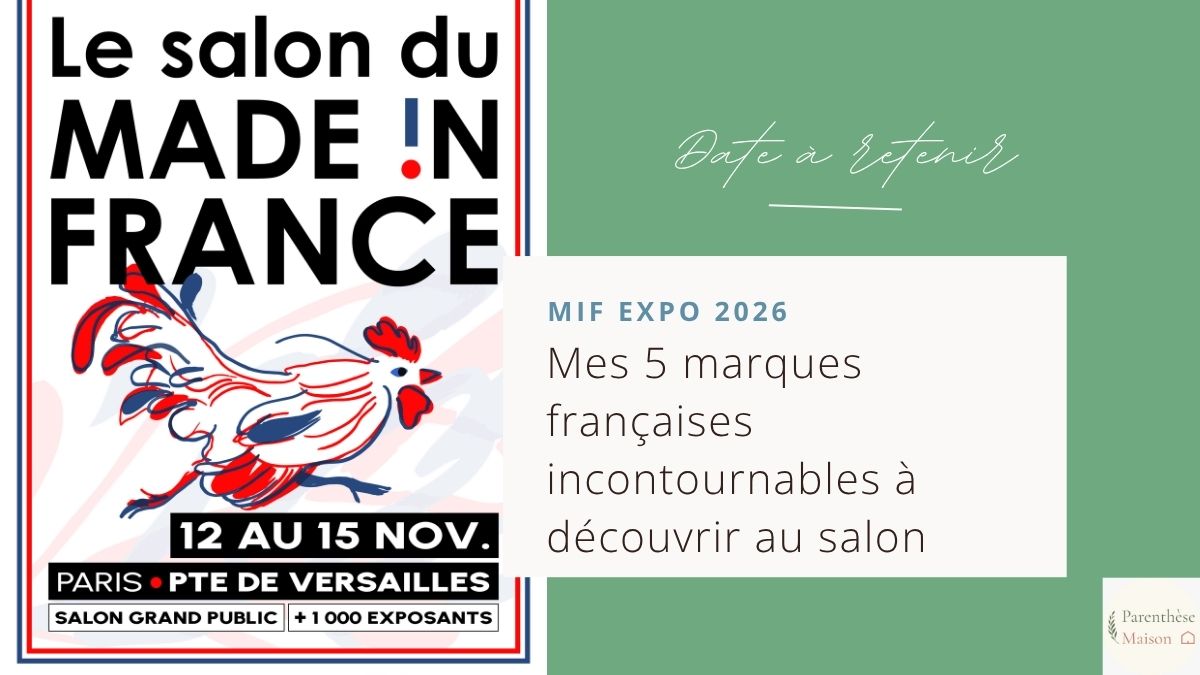 Salon MIF Expo 2026 Made in France Porte de Versailles Paris