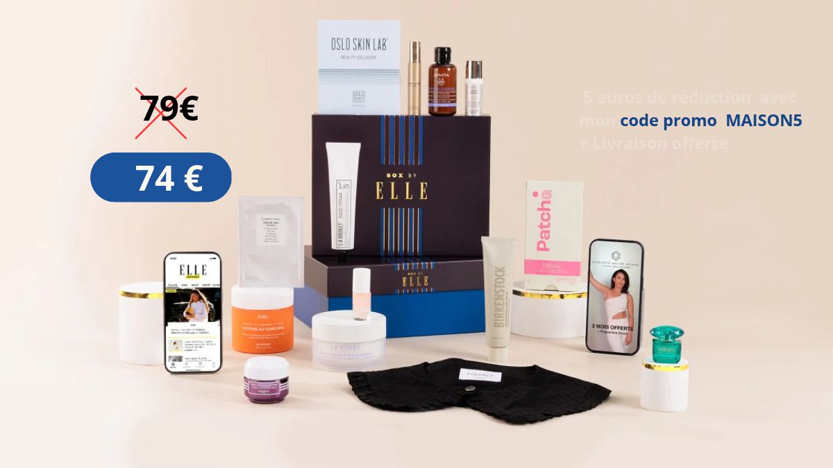 Box by ELLE x Figaret et Box by ELLE x Skin Caféine, avis et code promo MAISON5