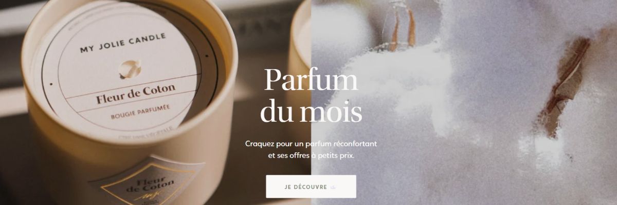 Coffrets cadeaux de Noël parfumés My Jolie Candle